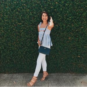 Zara Pinstripe Summer Top